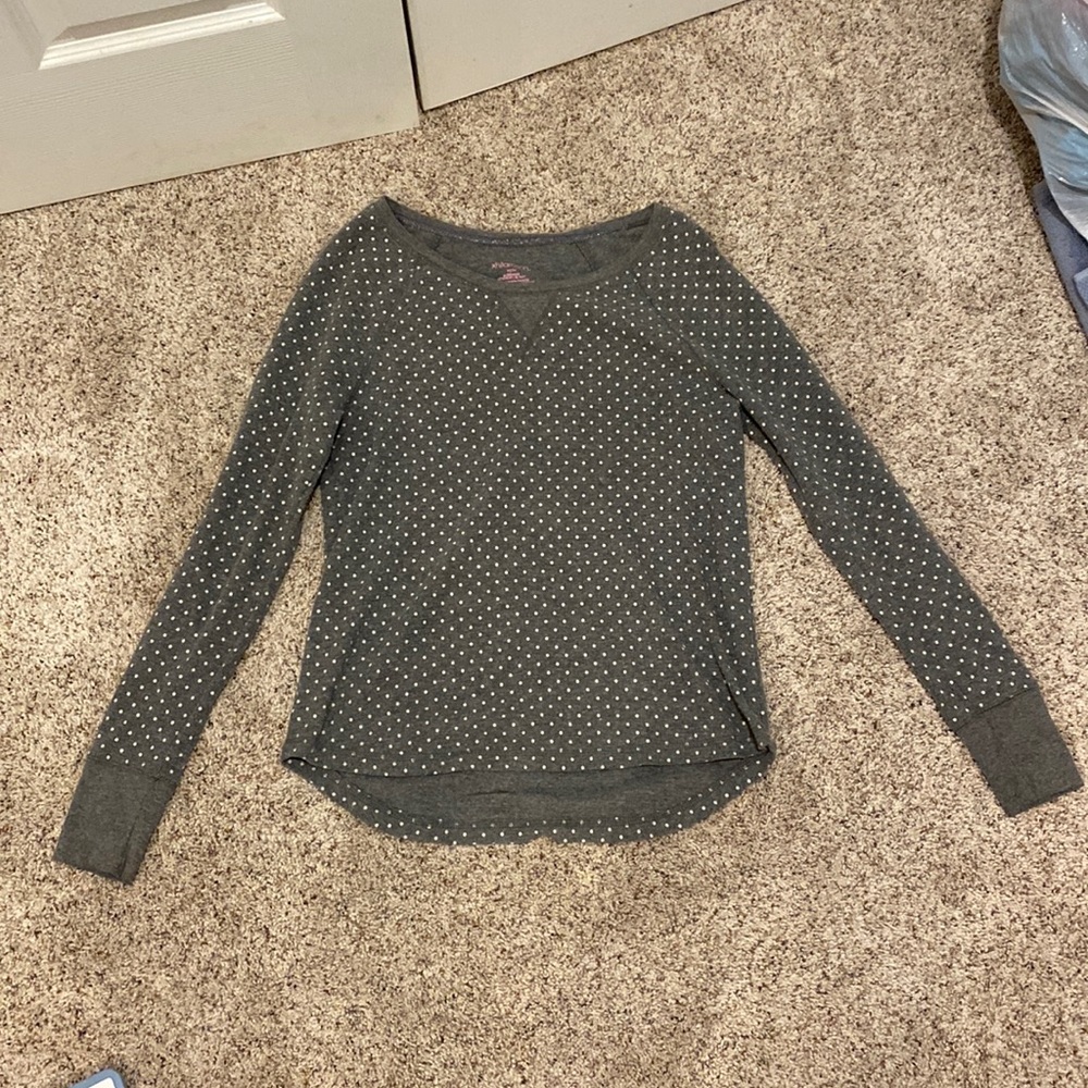 Light grey, cozy pajama top